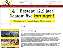 Tablet Screenshot of eg-catering.nl
